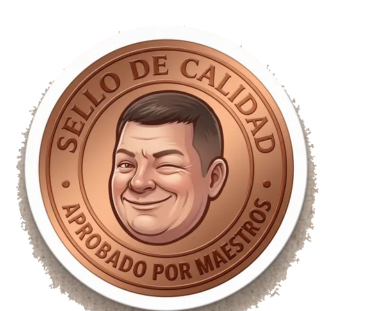 Sello de calidad, aprobado por maestros